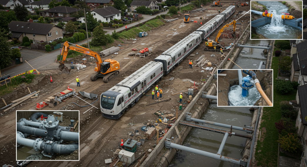 Obras del Tren Suburbano y su Impacto en el Suministro de Agua