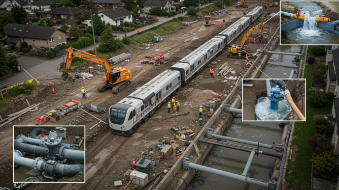Obras del Tren Suburbano y su Impacto en el Suministro de Agua