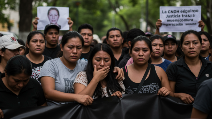 La CNDH exige justicia tras la muerte de una mujer embarazada en Sonora