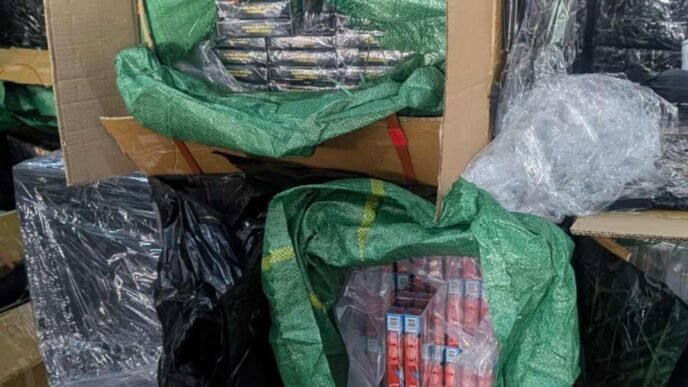 Cigarrillos apócrifos AICM: hallazgo de contrabando